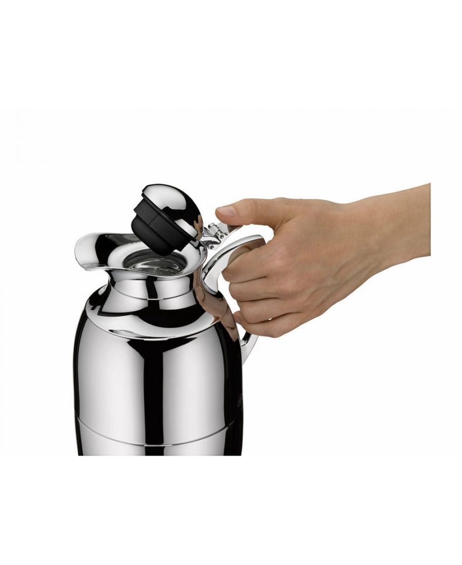 Carafe Thermique Broggi 1,5L Inox 18/8 Avec Rotin - Vintage Italie - Occasion Excellent état